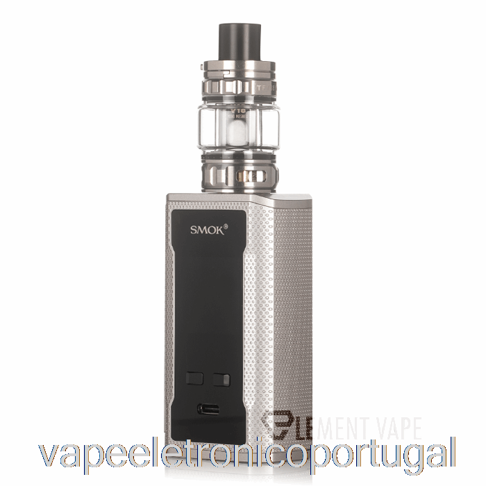 Vape Eletrônico Smok R-kiss 2 200w Starter Kit Prata